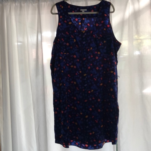 Navy printed dress - Picture 2 of 5